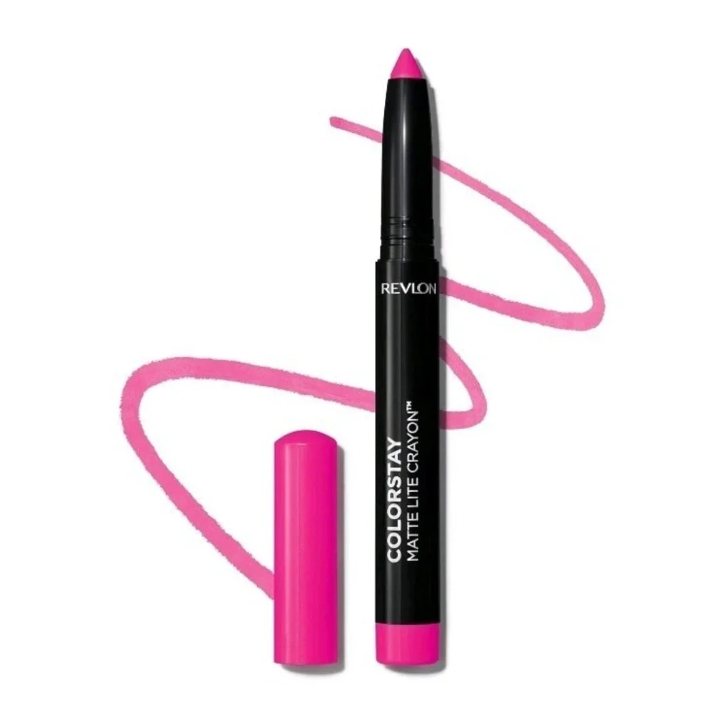 2 PACK Revlon ColorStay Matte Lite Crayon Lipstick 007 Mile High, 0.049 oz.‎ ea